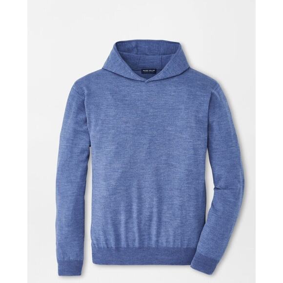 Peter Millar Crown Crafted Excursionist Flex Popover Hoodie Blue XXL $325